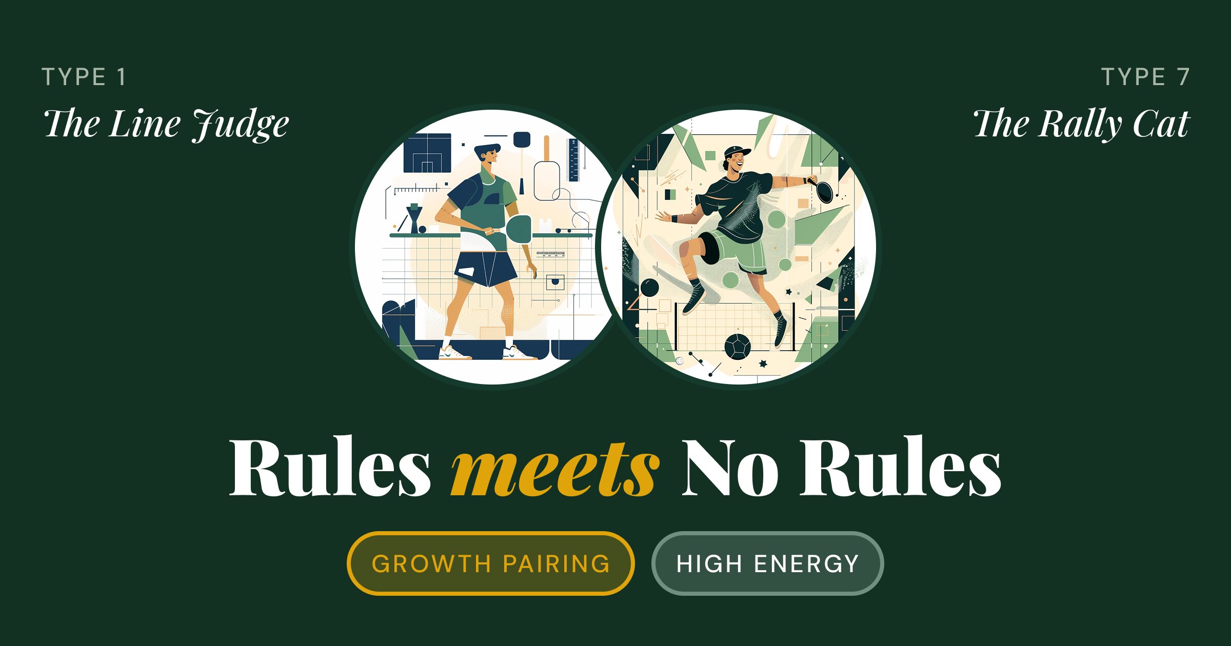 Court Chemistry: Type 1 + Type 7 Pickleball Doubles Compatibility